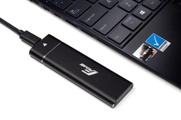 Зовнішня кишеня Frime USB 3.1 Type-C Metal Black (FHE220.M2UC)