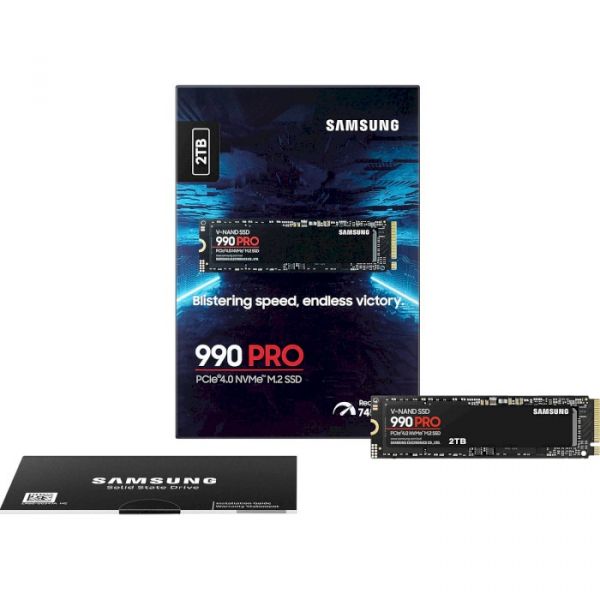 SSD накопитель  Samsung 990 PRO 2 TB (MZ-V9P2T0BW)