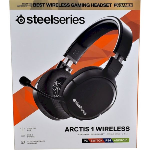 Комп'ютерна гарнітура SteelSeries Arctis 1 Wireless (61512)