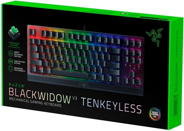 Клавіатура Razer BlackWidow V3 TKL Green (RZ03-03490700-R3R1)