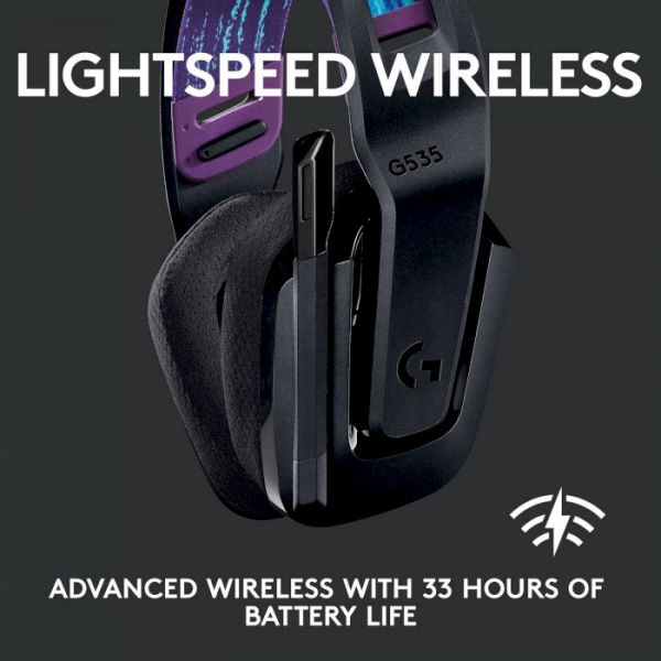 Комп'ютерна гарнітура Logitech G535 Lightspeed Wireless (939-002219\981-000972)