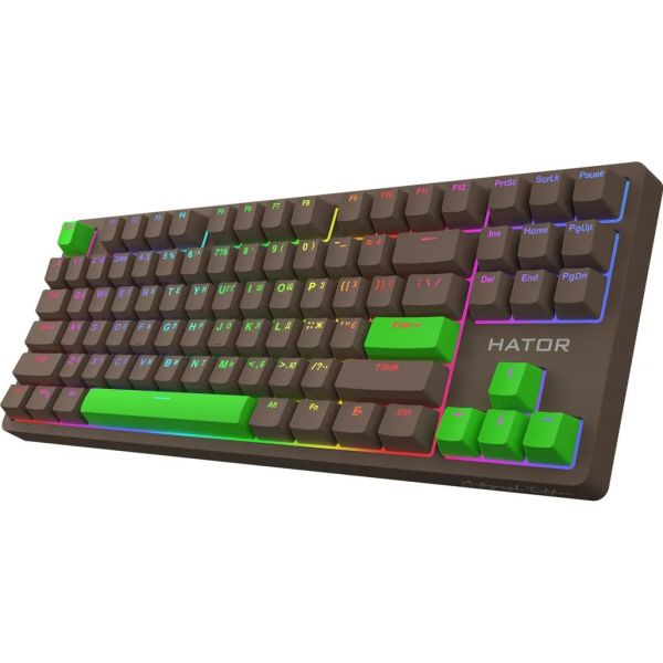 Клавіатура Hator Rockfall 2 Mecha TKL Autograph Edition Choco (HTK-527)