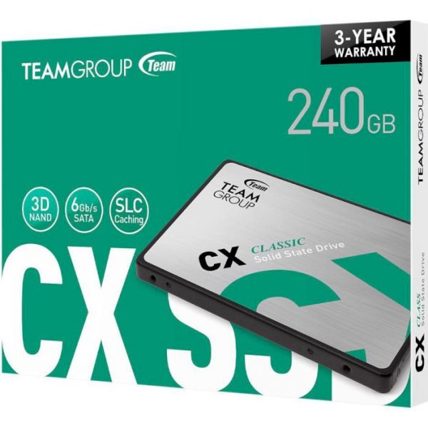 SSD накопитель TEAM CX1 240 GB (T253X5240G0C101)