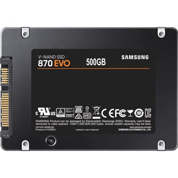 SSD накопичувач Samsung 870 EVO 500 GB (MZ-77E500BW)