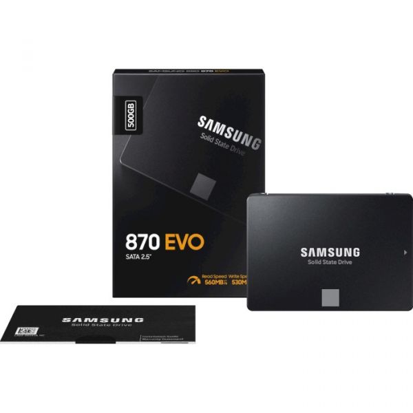 SSD накопичувач Samsung 870 EVO 500 GB (MZ-77E500BW)