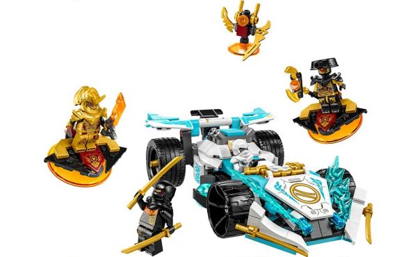 Блоковий конструктор LEGO Ninjago Суперсила дракона Зейна/ Автомобіль для перегонів (71791)