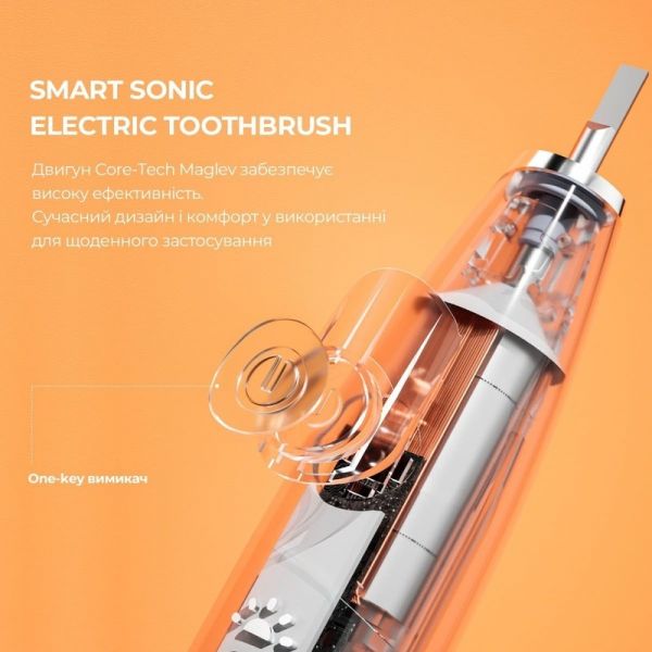 Електрична зубна щітка Oclean Flow S Sonic Electric Toothbrush White (6970810552959)