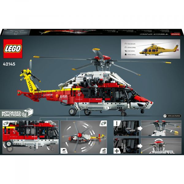 Блоковий конструктор LEGO Technic Рятувальний гелікоптер Airbus H175 (42145)