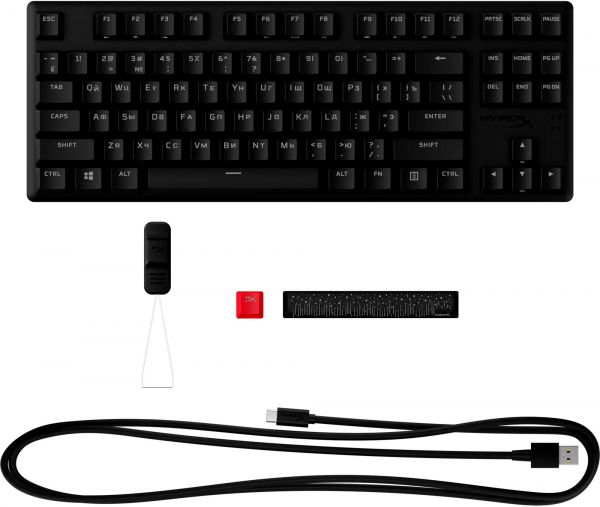 Клавіатура HyperX Alloy Origins Core PBT HX Red (639N7AA)