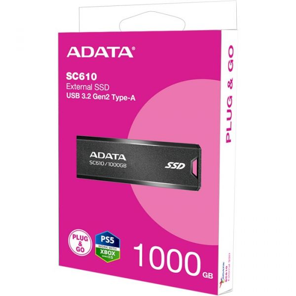 SSD накопитель ADATA SC610 1 TB (SC610-1000G-CBK/RD)