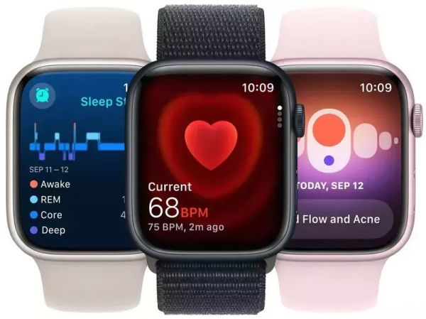 Apple Watch Series 9 GPS 45mm Midnight Aluminum Case w. Midnight S. Loop (MR9C3)