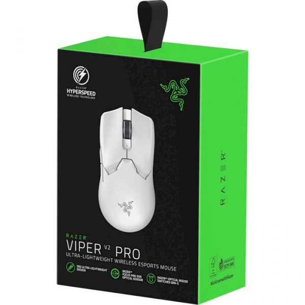 Миша Razer Viper V2 Pro Wireless White (RZ01-04390200-R3G1)