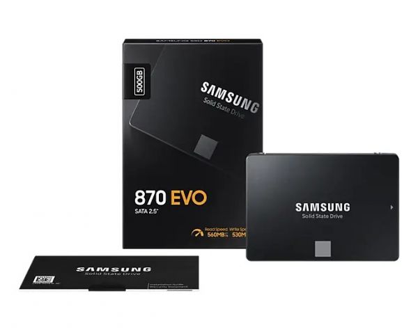 SSD накопичувач Samsung 870 EVO 500 GB (MZ-77E500B)