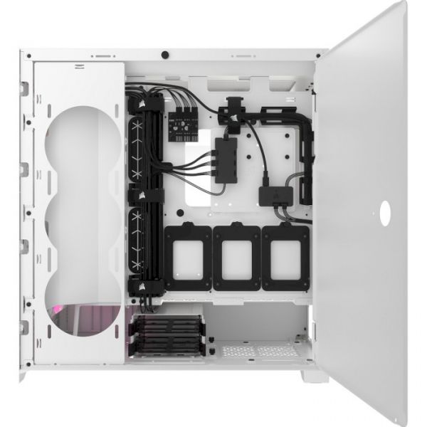 Корпус Corsair iCUE 5000D RGB AirFlow Tempered Glass White (CC-9011243-WW)