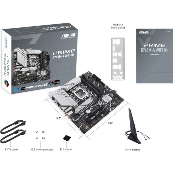 Материнська плата Asus PRIME B760M-A WIFI D4