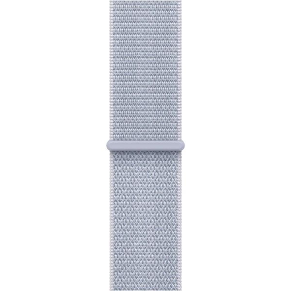 Apple Watch Series 10 GPS 42mm Silver Aluminum Case with Blue Cloud Sport Loop MWWD3