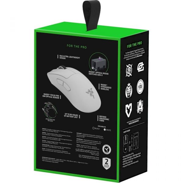 Миша Razer DeathAdder V3 PRO Wireless White (RZ01-04630200-R3G1)