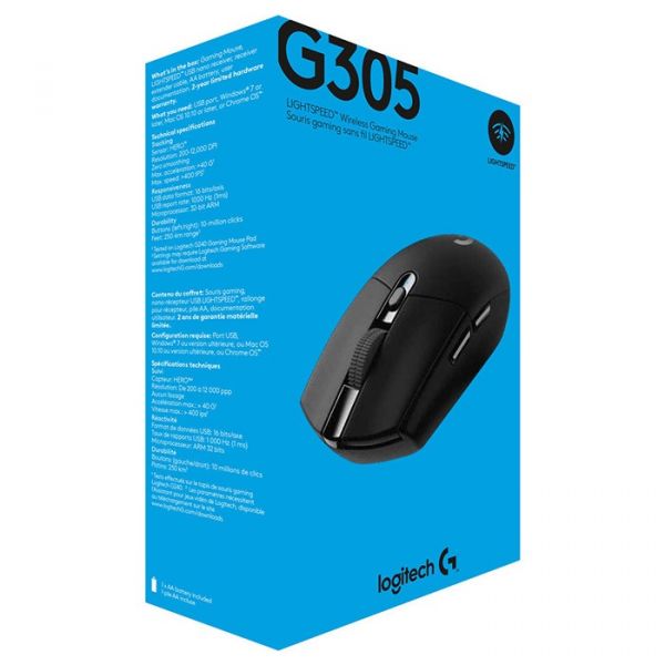 Миша Logitech G305 Lightspeed Black (910-005282\910-005280)