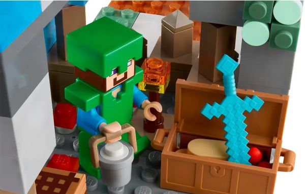 Блоковий конструктор LEGO Minecraft Замерзлі верхівки (21243)