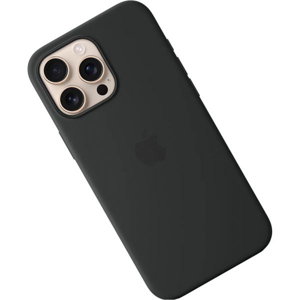 Чехол iPhone 16 Pro Max Silicone Case with MagSafe /black/