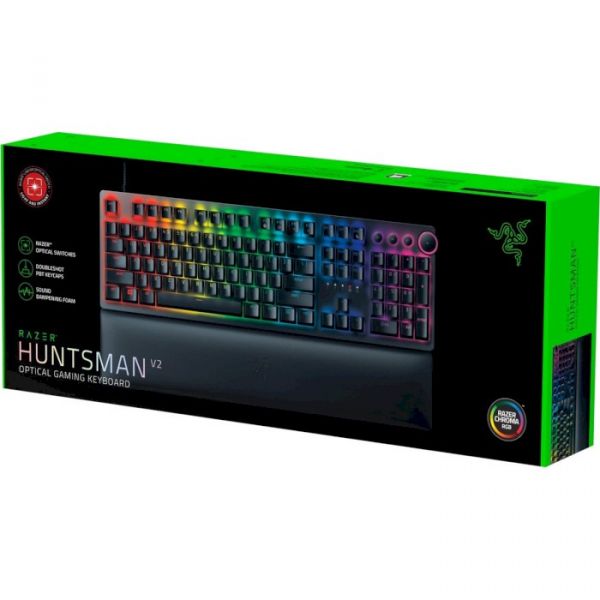 Клавіатура Razer Huntsman V2 Red Optical switch RU (RZ03-03930700-R3R1)