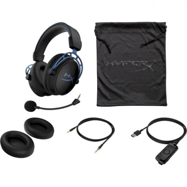 Комп'ютерна гарнітура HyperX Cloud Alpha S Blue (HX-HSCAS-BL/ 4P5L3AA)