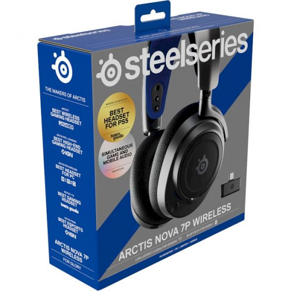 Комп'ютерна гарнітура SteelSeries Arctis Nova 7P Black (61559)