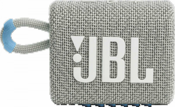 Портативна акустика JBL Go 3 Eco White (JBLGO3ECOWHT)