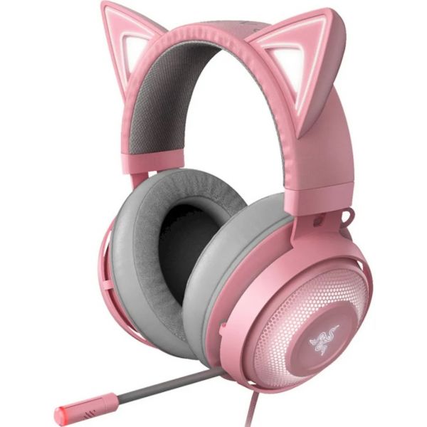 Комп'ютерна гарнітура Razer Kraken Kitty Edition Quartz (RZ04-02980200-R3M1)