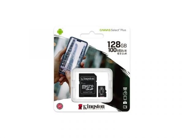 Карта пам'яті micro SDXC 128GB Kingston Canvas Select+ A1 (SDCS2/128GB)