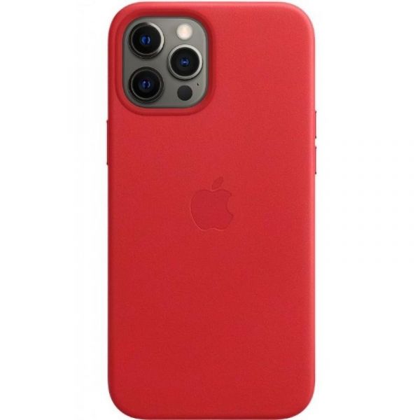 Чехол Apple Silicone Cace Red with MagSafe iPhone 12 Pro Max