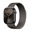 Apple Watch Series 10 GPS + Cellular 46mm Slate Titanium Case with Slate Milanese Loop - S/M (MC7R4)