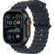 Apple Watch Ultra 2 GPS + Cellular 49mm Black Titanium Case with Navy Ocean Band (MYPA3)