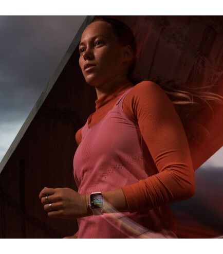 Apple Watch Series 9 GPS 41mm Midnight Aluminum Case w. Midnight Sport Band - M/L (MR8X3)
