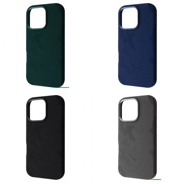 Чохол WAVE Khaki Case with Magnetic Ring iPhone 16 (black)