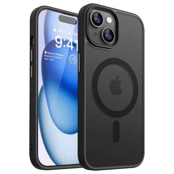 Чохол WAVE Matte Insane Case with Magnetic Ring iPhone 15 (black)