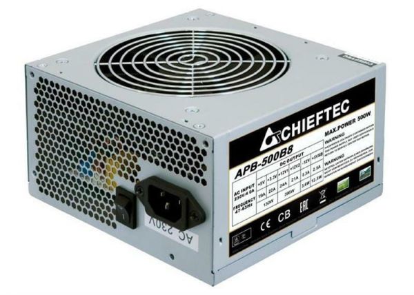 Блок живлення Chieftec Value 500 W 80+ (APB-500B8) bulk