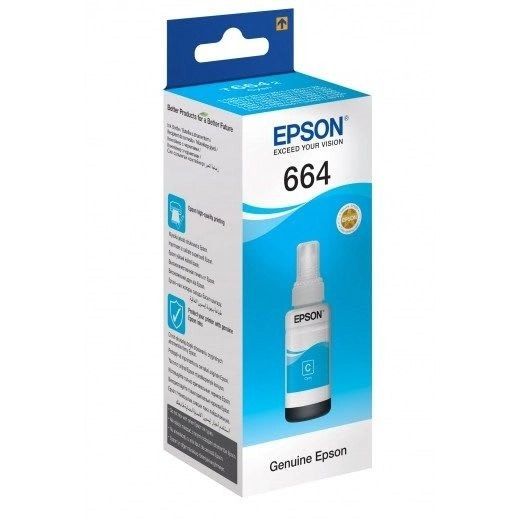 Чорнило Epson (C13T66424A) для L200 (Cyan) 70 г