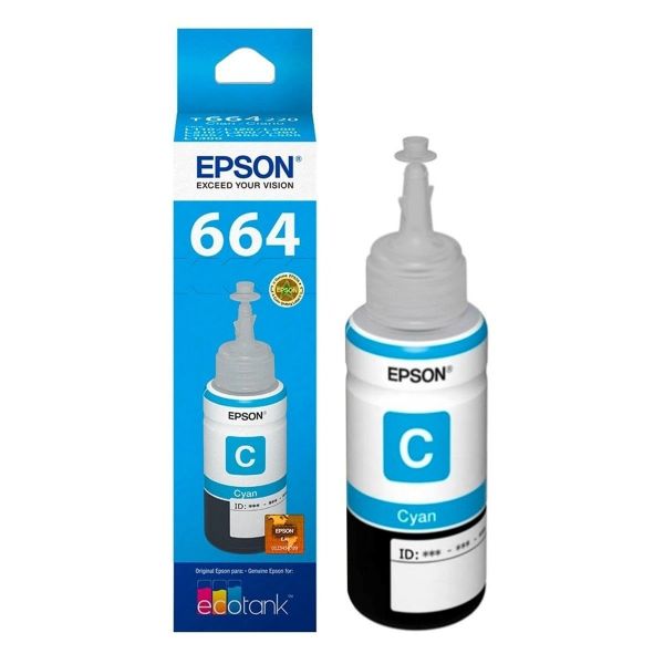 Чорнило Epson (C13T66424A) для L200 (Cyan) 70 г