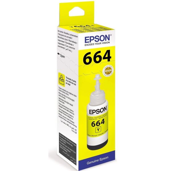 Чорнило Epson (C13T66444A) для L100/L200 (Yellow) 70 г