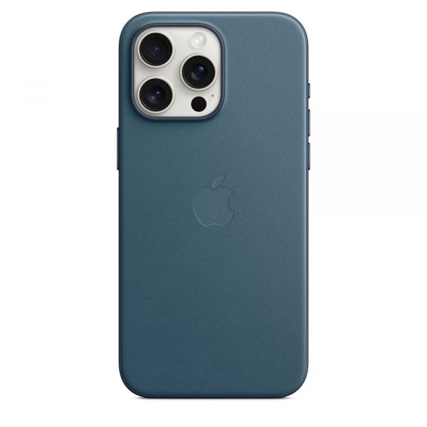 Чохол Apple FineWoven Case with Animation & MagSafe iPhone 15 Pro (1:1 original), Pacific Blue