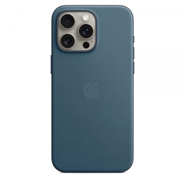 Чохол Apple FineWoven Case with Animation & MagSafe iPhone 15 Pro (1:1 original), Pacific Blue