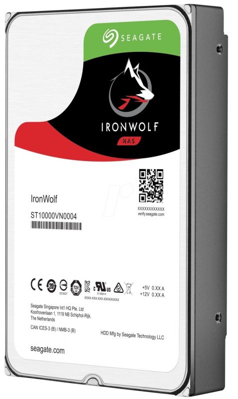 Накопичувач HDD SATA 8.0TB Seagate IronWolf NAS 7200rpm 256MB (ST8000VN004)