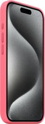 Чехол Apple Silicone Case with Animation & MagSafe iPhone 15 Pro (1:1 original)  Pink