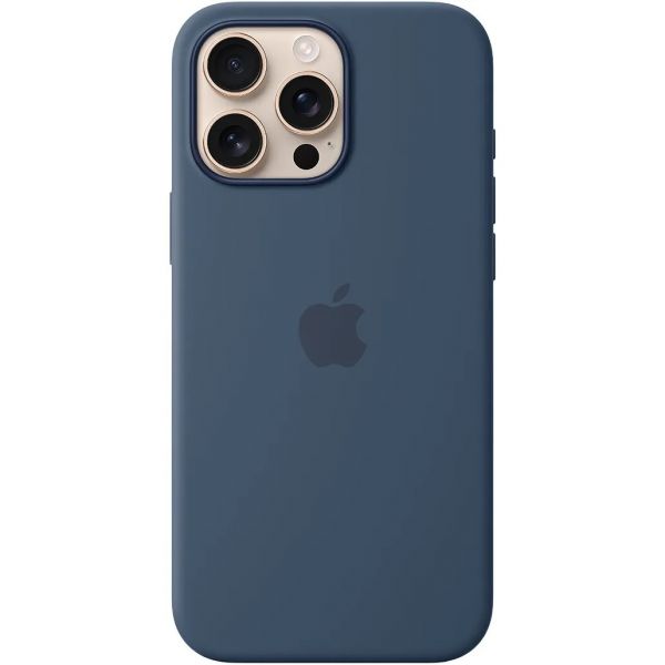 Чехол iPhone 16 Pro Max Silicone Case with MagSafe/denim/