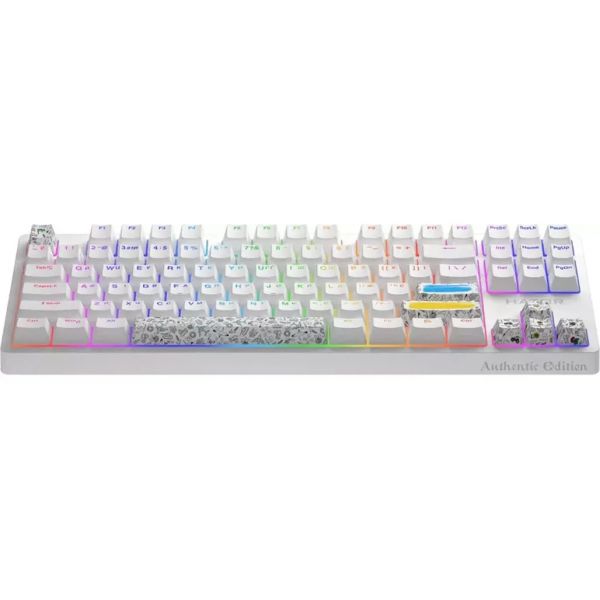 Клавіатура Hator Rockfall 2 Mecha TKL Authentic Edition White (HTK-531)