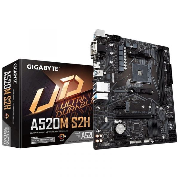 Материнська плата Gigabyte A520M S2H