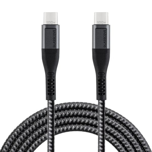 Кабель Glasscove SOLID Type-C - Type-C 100w 5A 2m (GS-100CC)