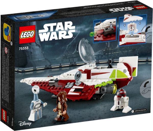 Блоковий конструктор LEGO Star Wars Obi-Wan Kenobi’s Jedi Starfighter (75333)