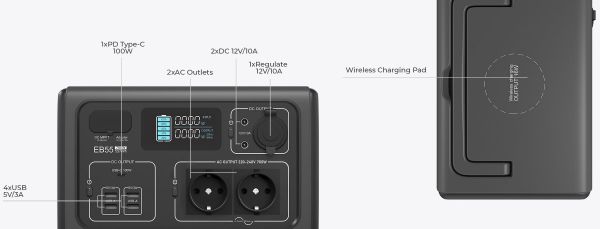 Зарядная станция BLUETTI EB55 Portable Power Station (PB930340)